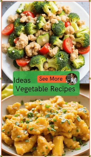 Recipes Alls | Easy and Delicious Recipes for Every Day 4 Colorful vegetable dishes including a broccoli stir-fry with tomatoes and a creamy cauliflower and cheese side dish.