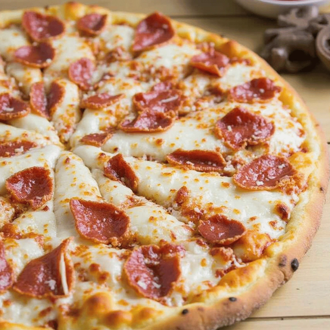 elicious homemade 12 inch pizza with fresh toppings pancake mix ideas
