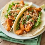 Delicious Costco dinner kit chicken taco served with fresh toppings like lettuce, cheese, and salsa.